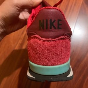 nike red white and blue sneakers